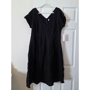 Studio 412 Linen Black Dress XL